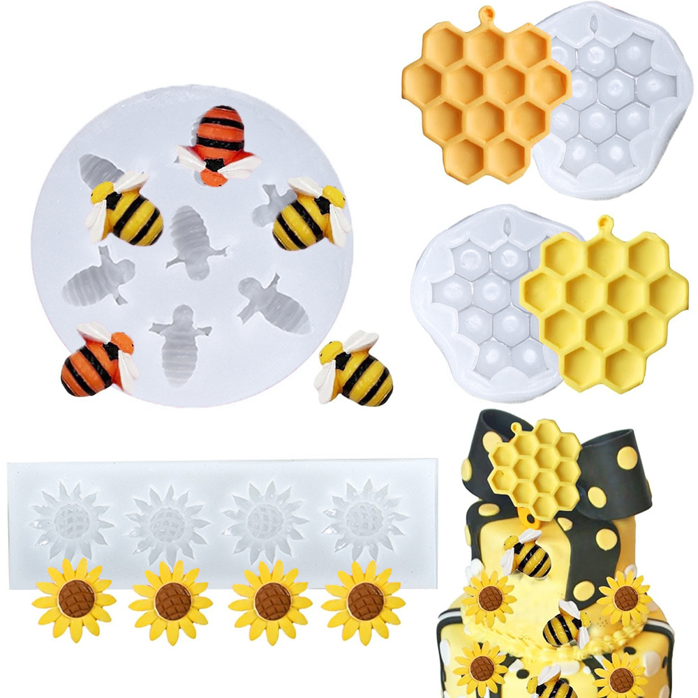 4pcs Honeybee Honeycomb Bee Si - Soap Making Art review and price