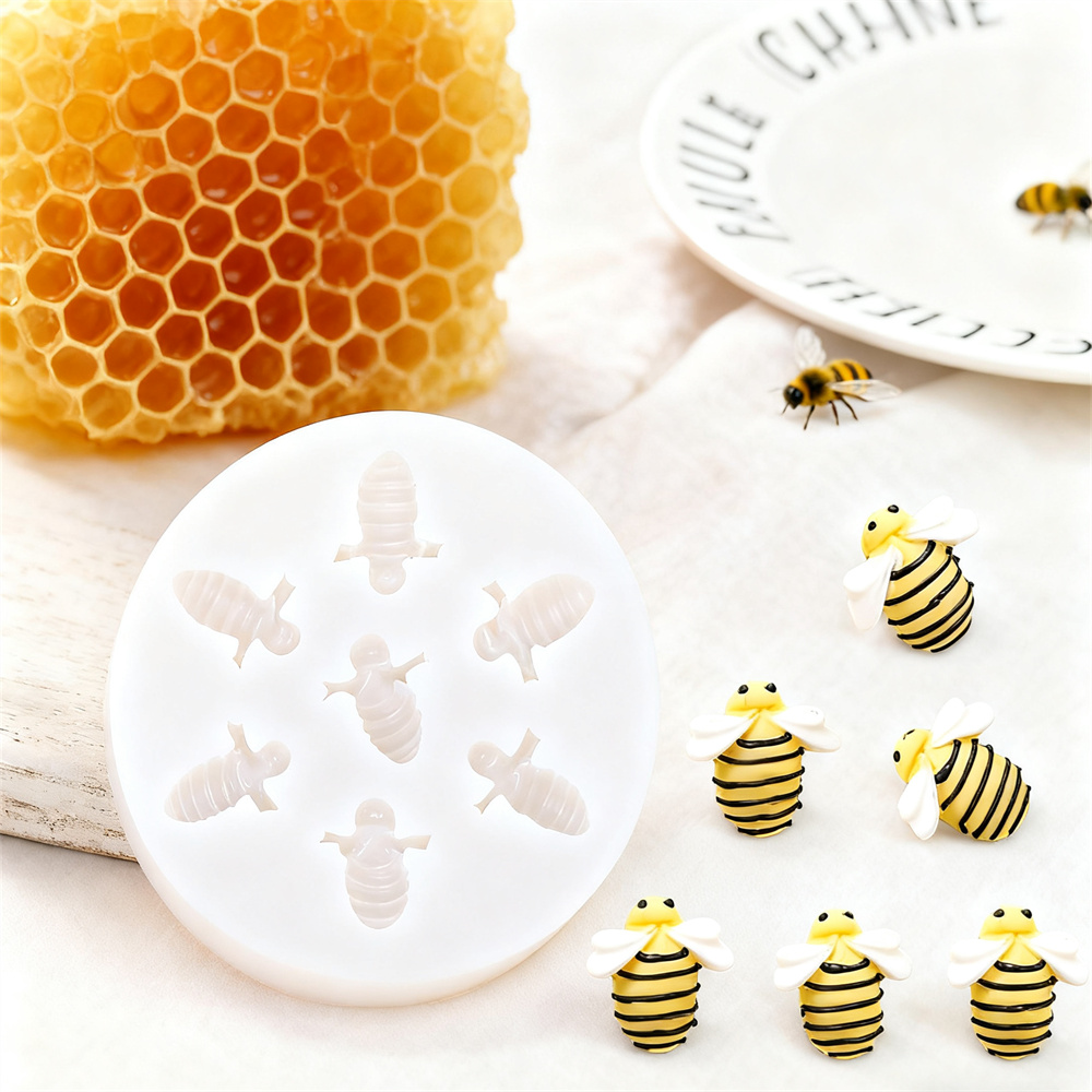 4pcs Honeybee Honeycomb Bee Si - Soap Making Art review and price