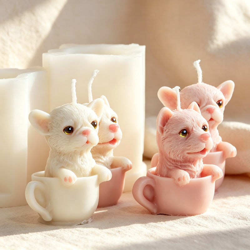 Cute Dog Cup Shaped Silicone M - Soap Making Jug review and price