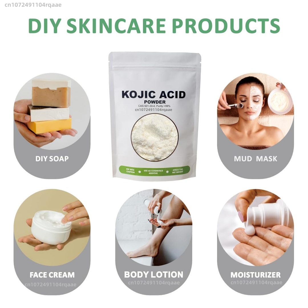 99% Pure Kojic Acid Powder Ski - Soap Making Acid review and price