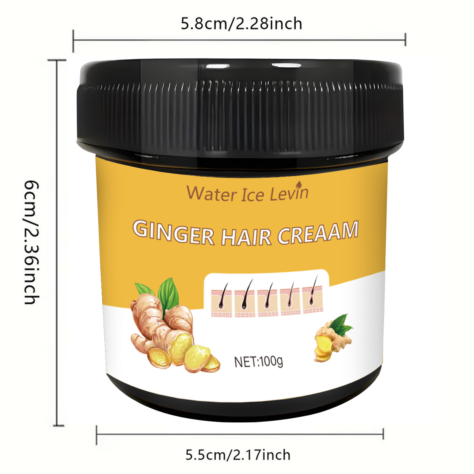 Ginger Scented Hair Cream, Moi - Coconut Oil Refined review and price