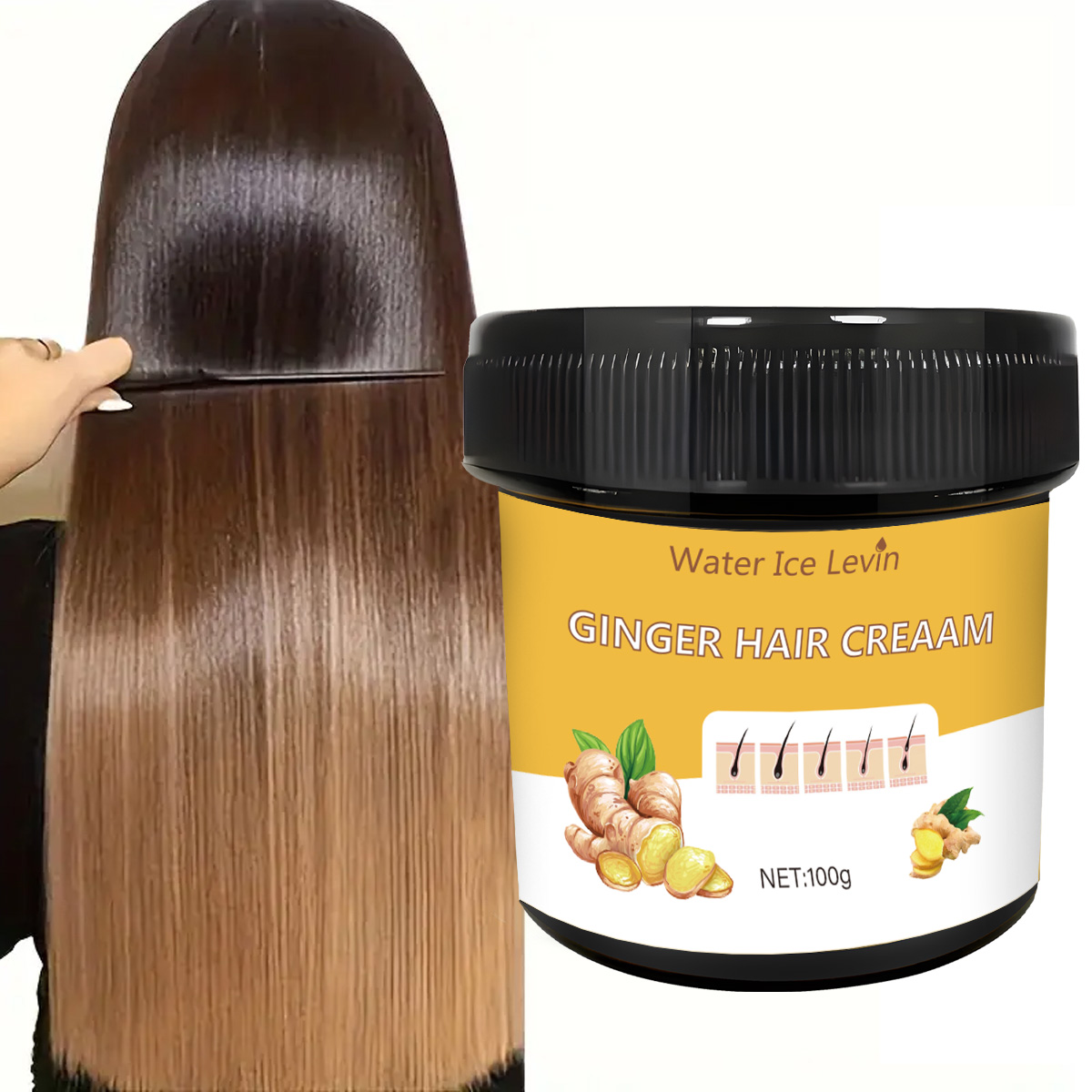 Ginger Scented Hair Cream, Moi - Coconut Oil Refined review and price