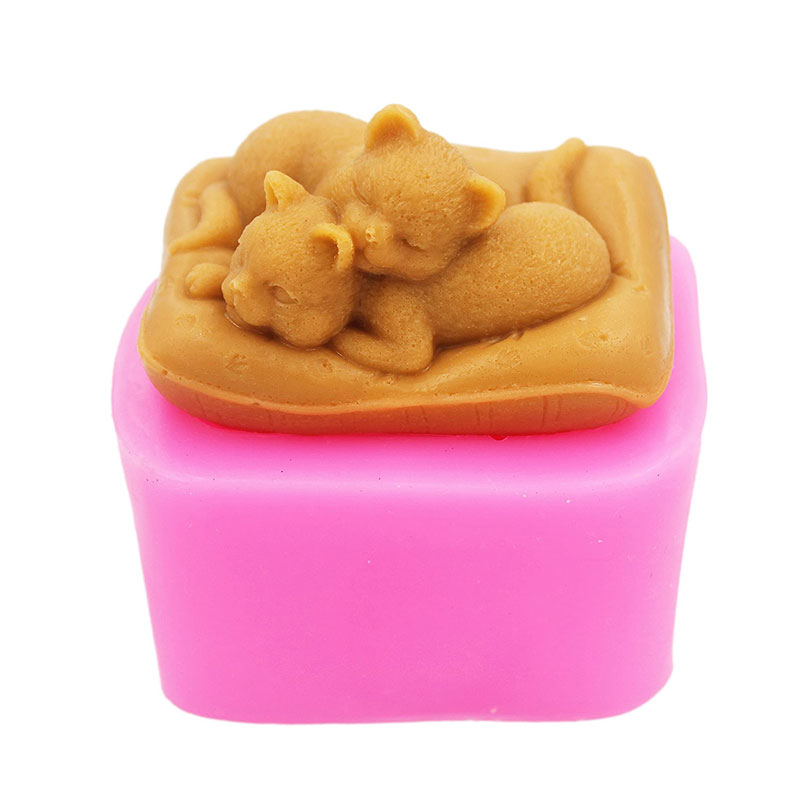 Non-Stick Silicone Cat Mould 3 - Soap Making Art review and price