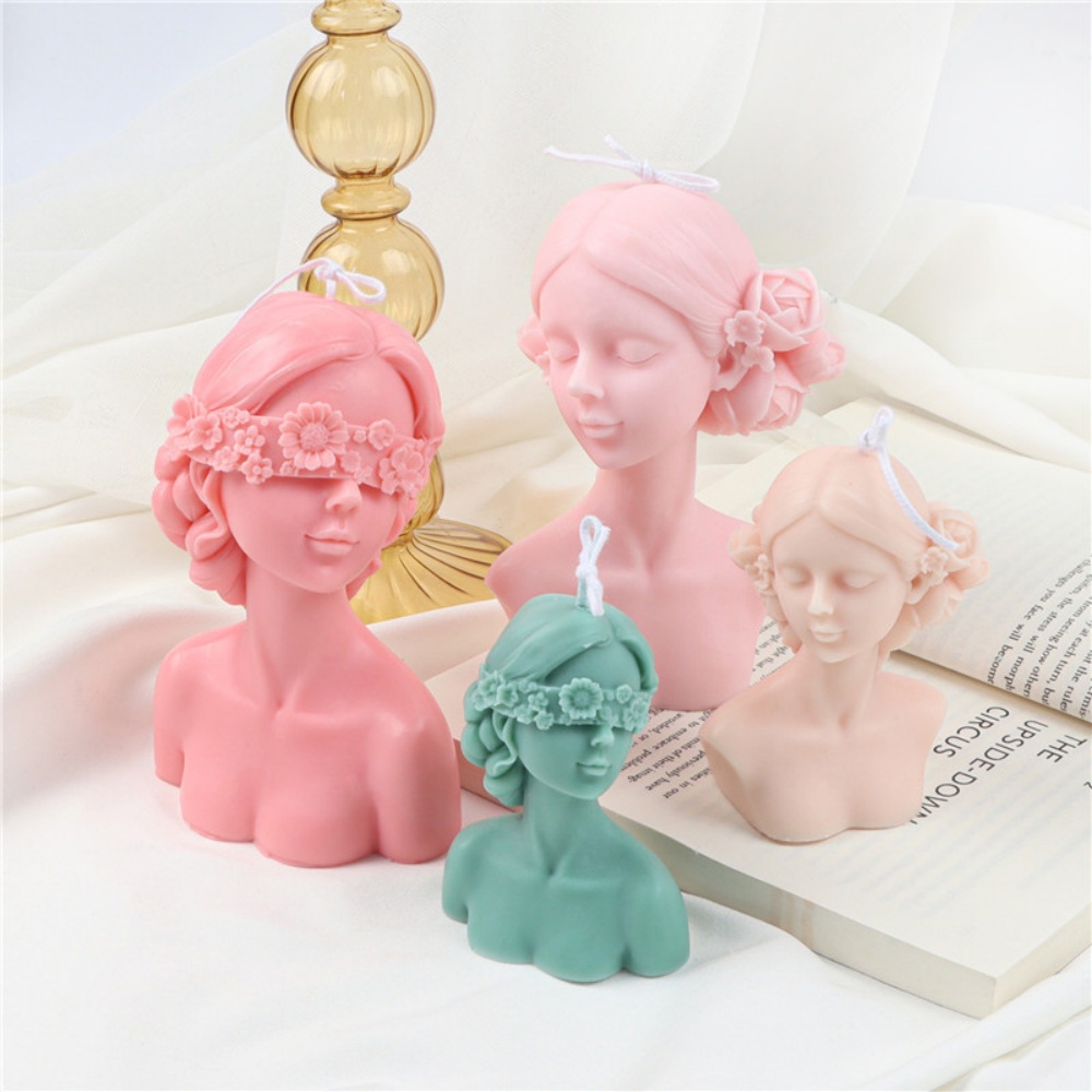 Flower Shape Blindfold Girl Si - Soap Making Art review and price
