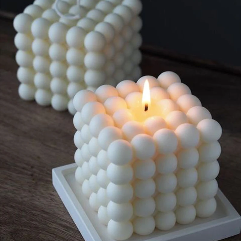 Large Bubble Cube Candles Sili - Soap Making Home review and price
