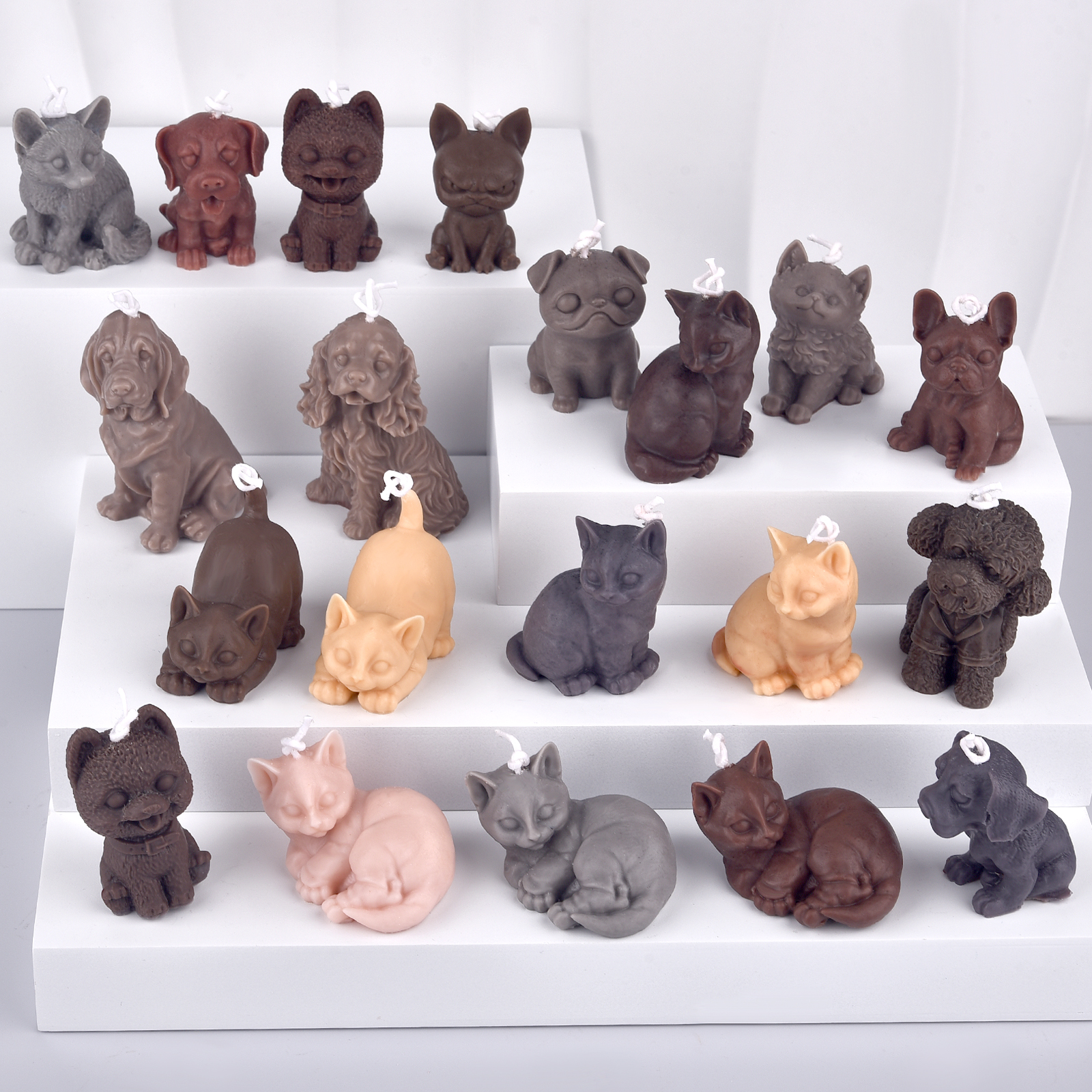 3D Dogs Cats Silicone Mold For - Soap Making Home review and price