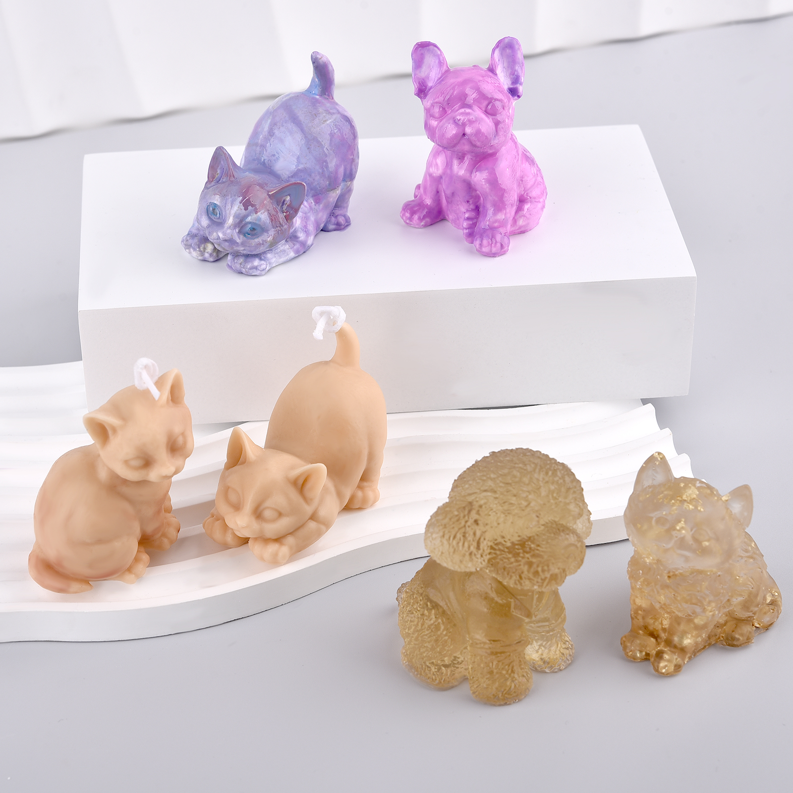 3D Dogs Cats Silicone Mold For - Soap Making Home review and price