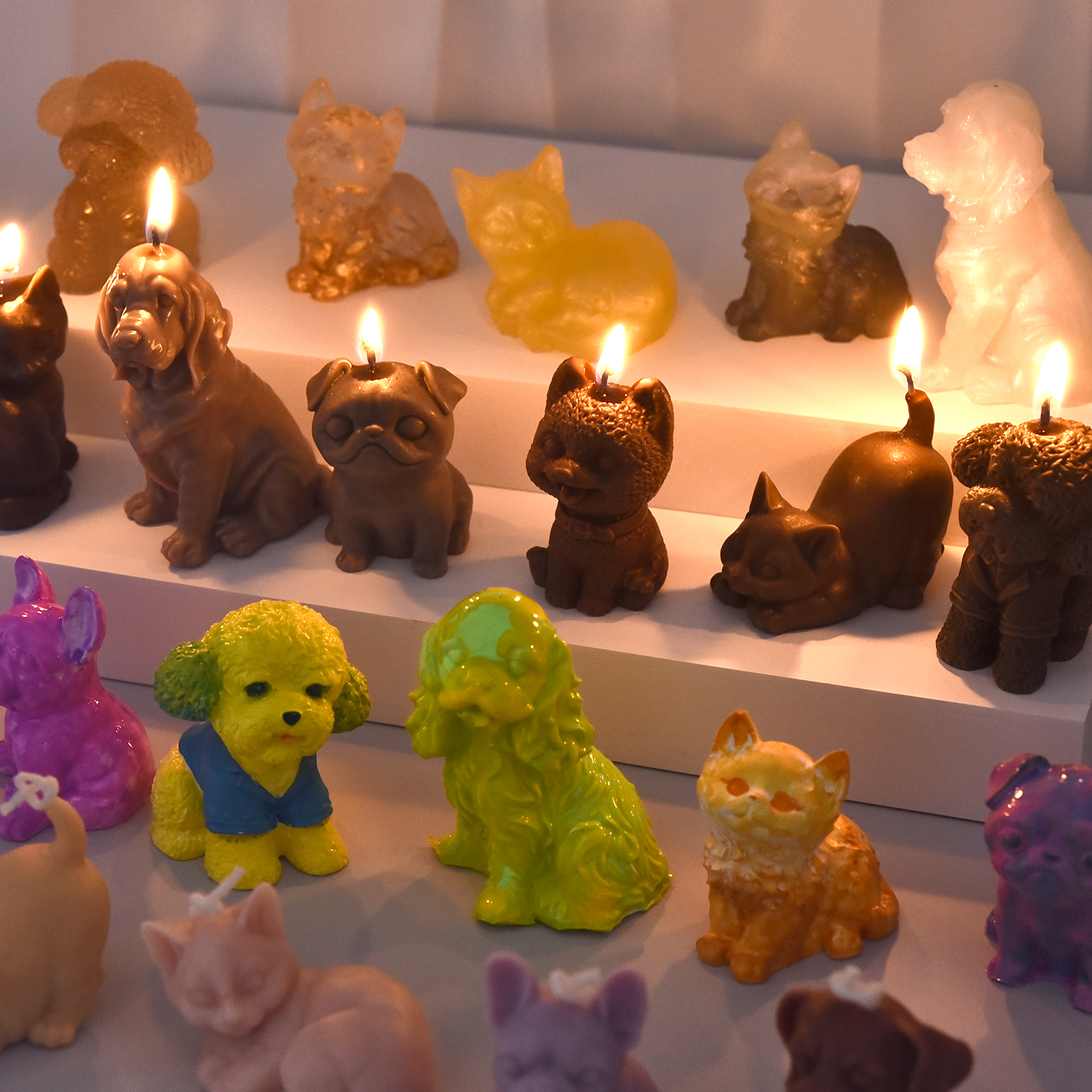 3D Dogs Cats Silicone Mold For - Soap Making Home review and price