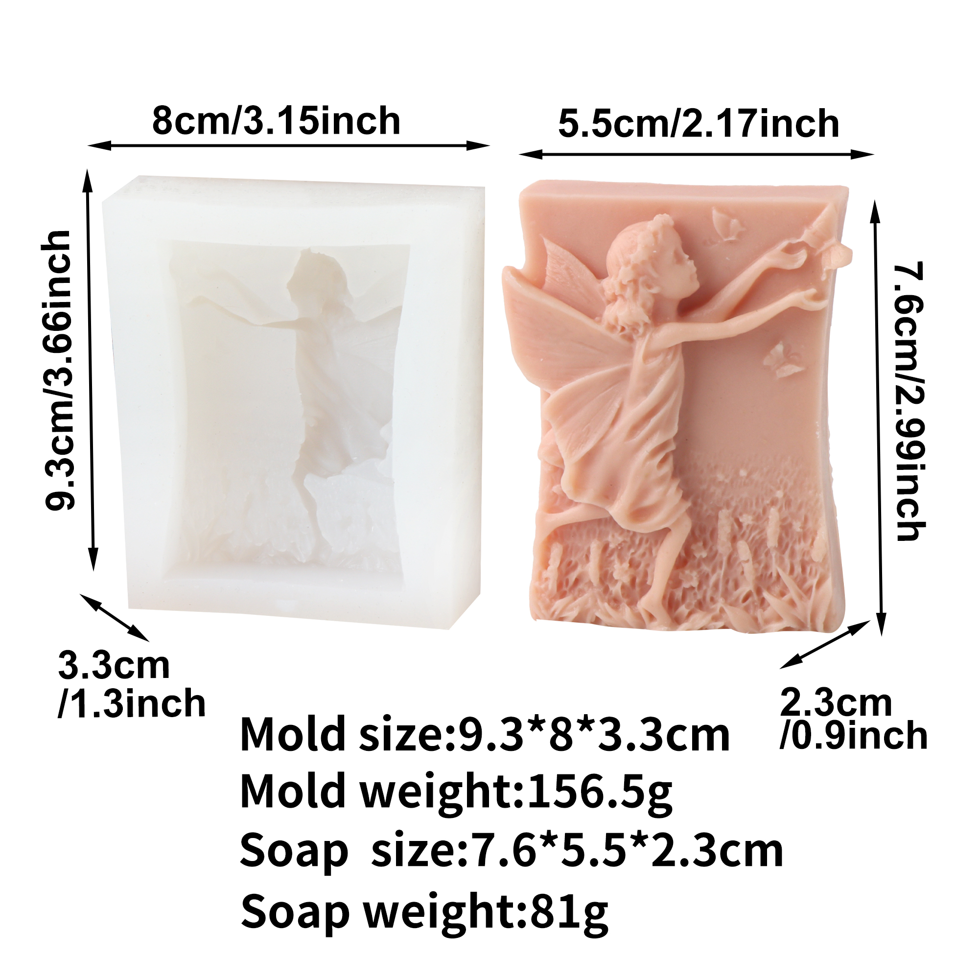 Flower Fairy Silicone Soap Mol - Soap Making Home review and price
