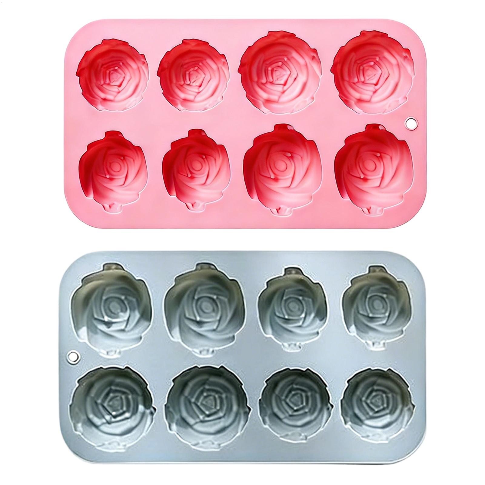 8 Holes Rose Flower Silicone M - Soap Making Home review and price