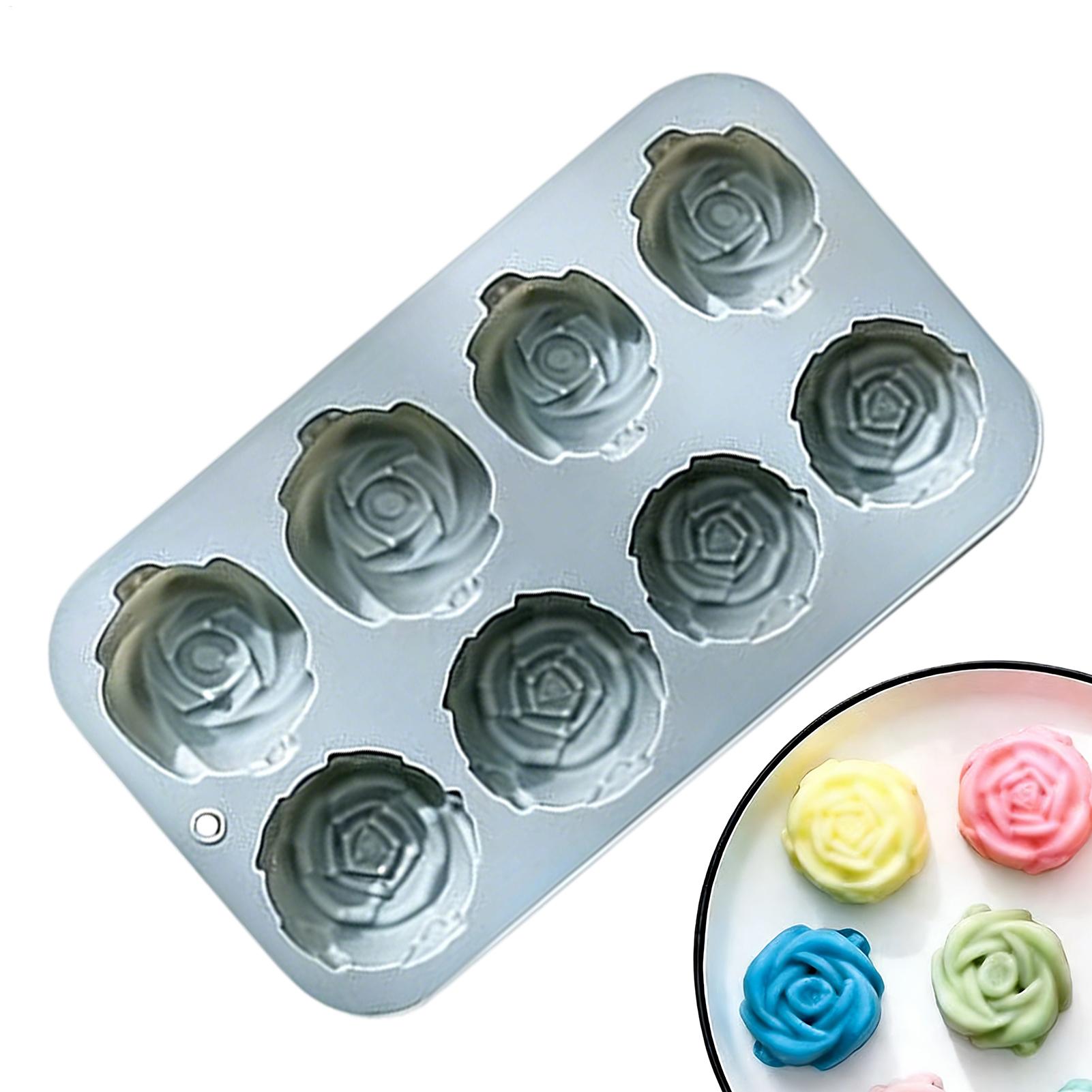8 Holes Rose Flower Silicone M - Soap Making Home review and price