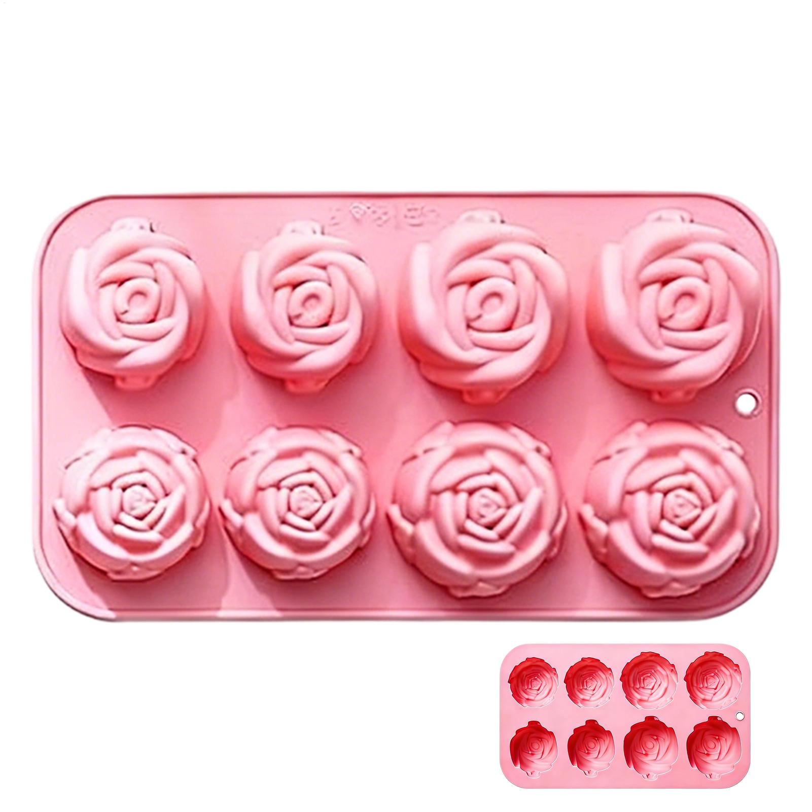 8 Holes Rose Flower Silicone M - Soap Making Home review and price