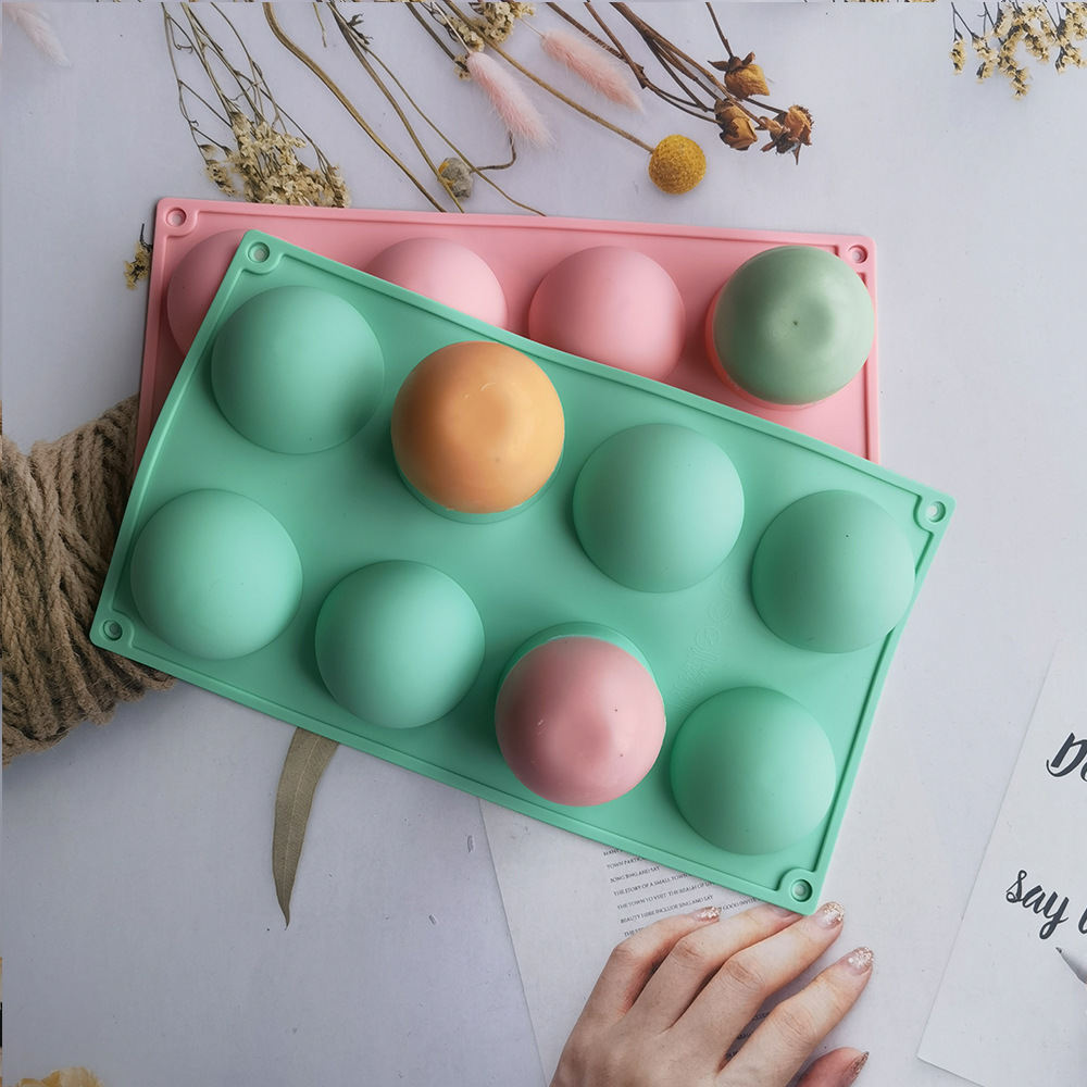 8 Hole halfsphere Silicone Pud - Soap Making Home review and price