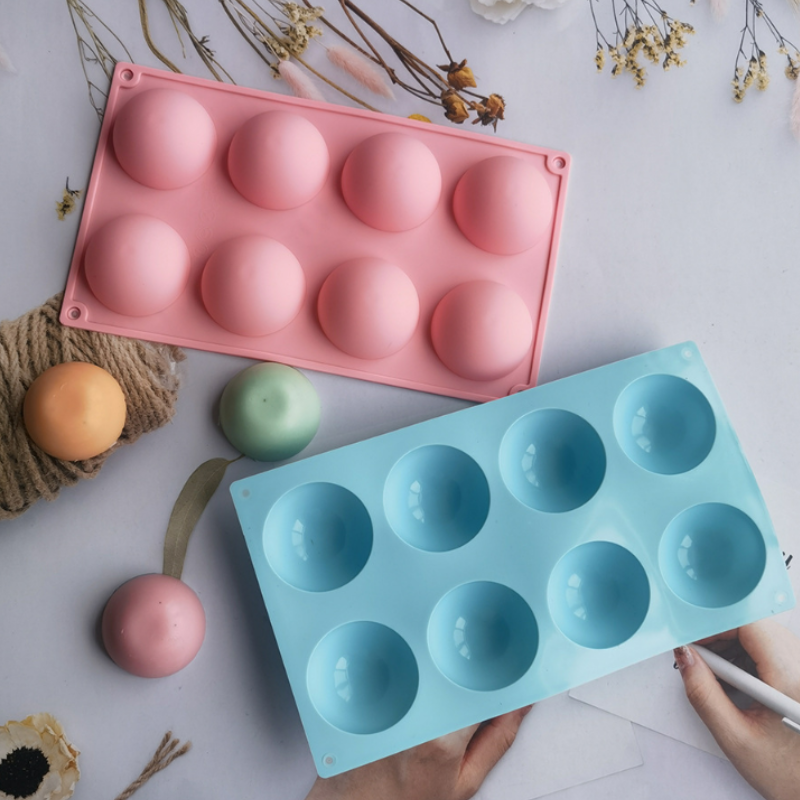 8 Hole halfsphere Silicone Pud - Soap Making Home review and price