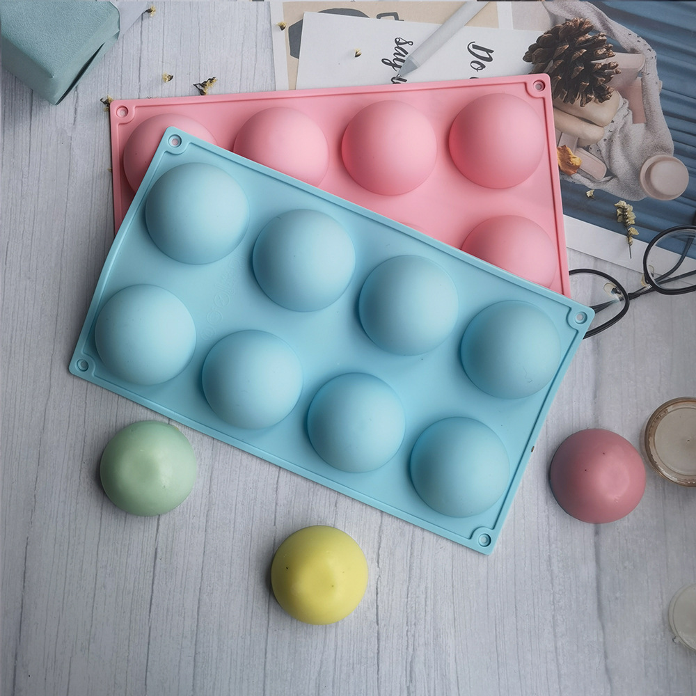 8 Hole halfsphere Silicone Pud - Soap Making Home review and price