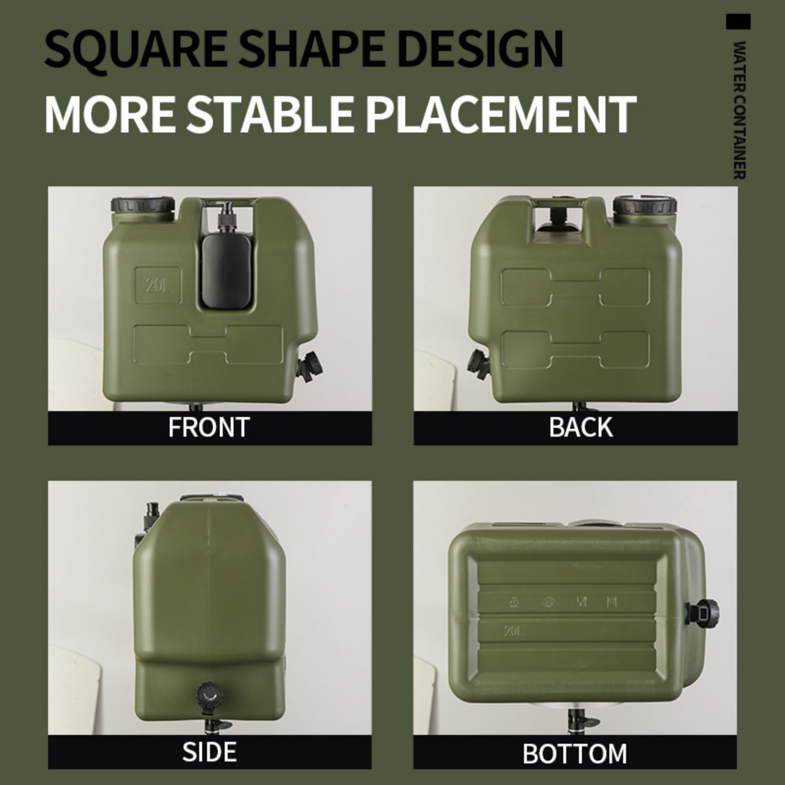 15/20L Portable Camping Water  - Soap Making Jug review and price