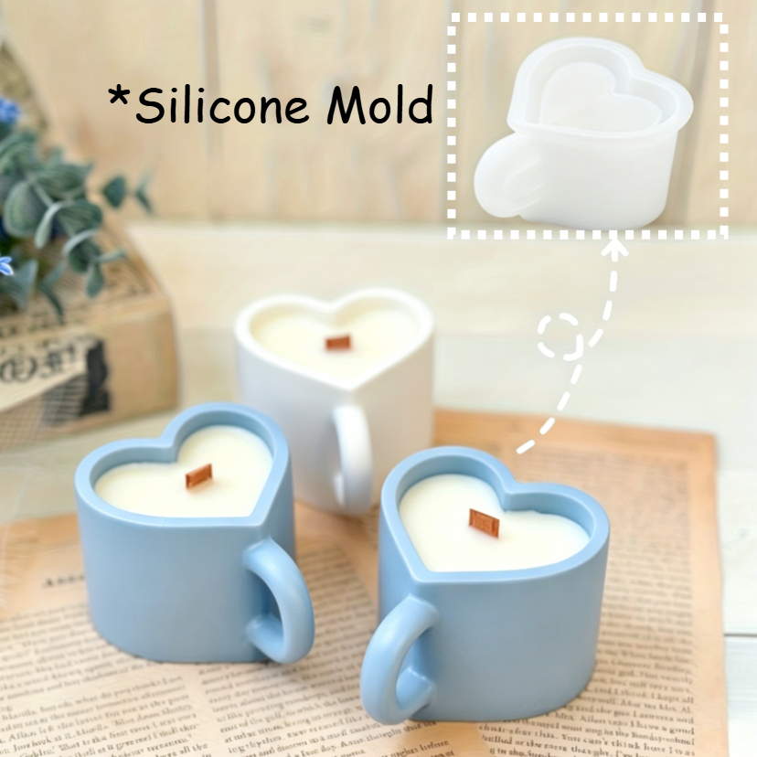 Heart Shaped Teacup Silicone M - Soap Making Jug review and price