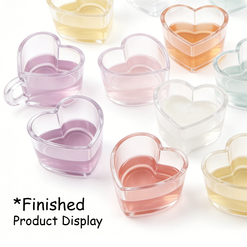 Heart Shaped Teacup Silicone M - Soap Making Jug review and price