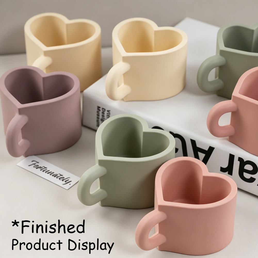 Heart Shaped Teacup Silicone M - Soap Making Jug review and price