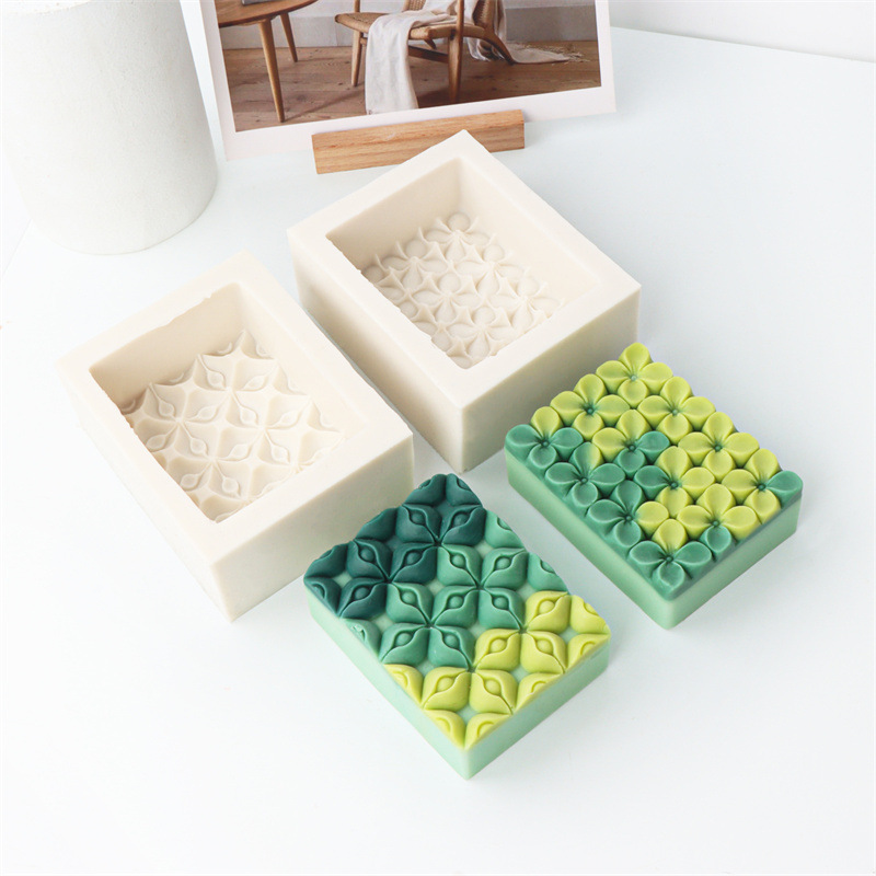 Square Flower Handmade Soap Si - Soap Making Home review and price