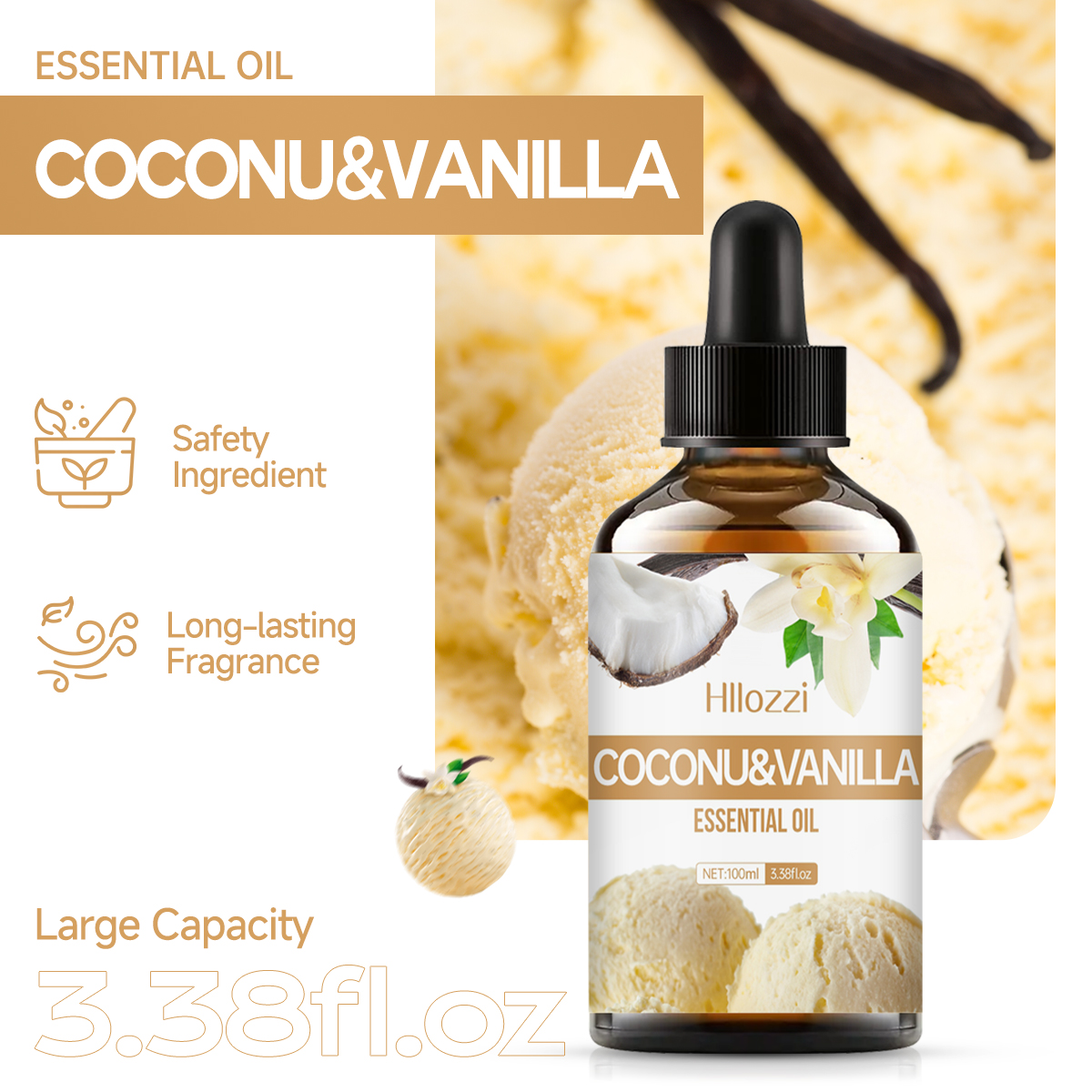 Coconut & Vanilla essential oi - Coconut Oil Refined review and price